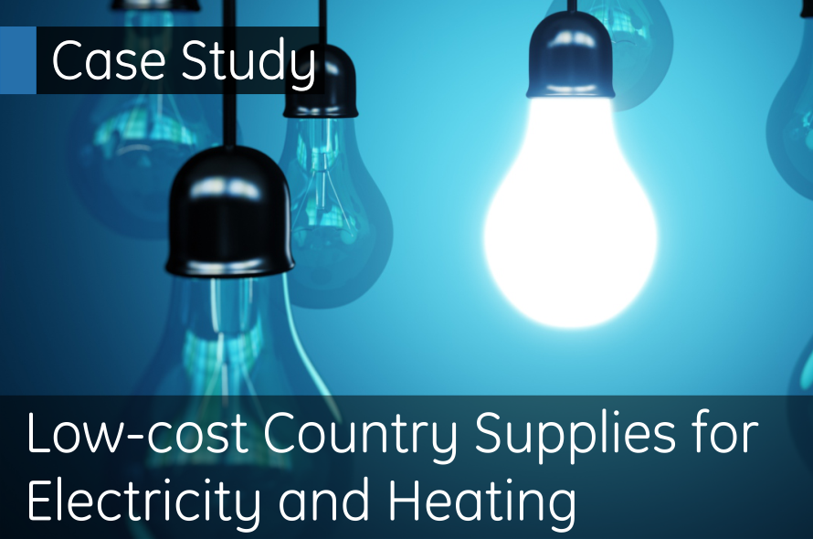 Low Cost Country Supplies for Electricity and Heating
