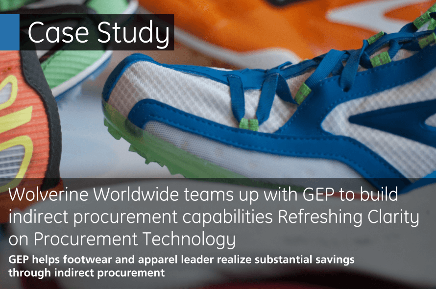 Wolverine Worldwide Teams up with GEP to Build Indirect Procurement Capabilities