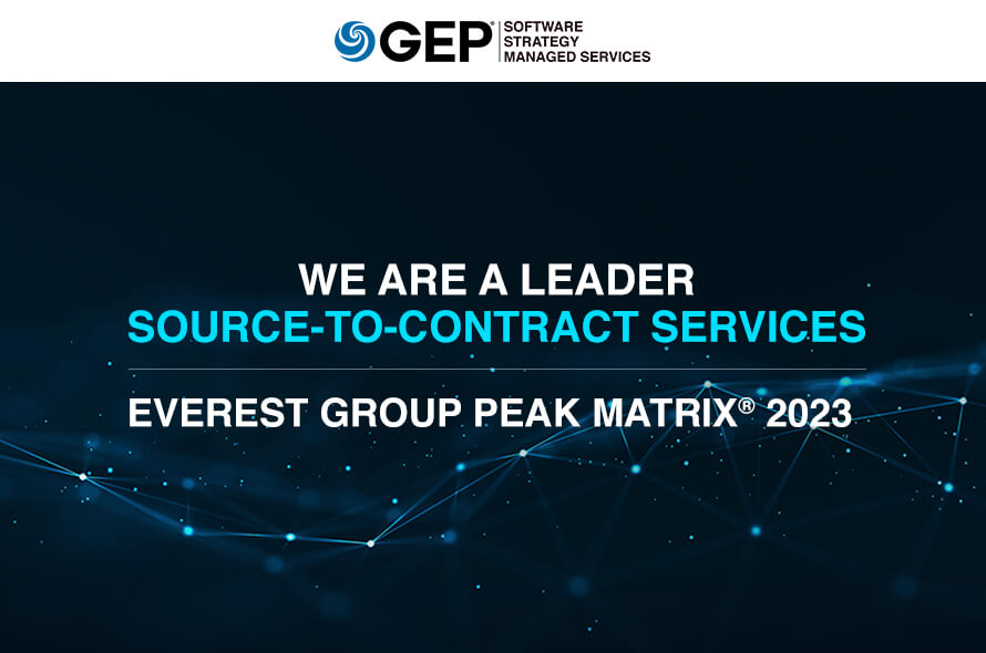 GEP Distinguished as a Leader in Source-to-Contract Services