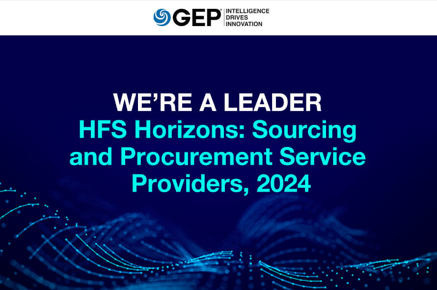 We’re A Leader 2024 HFS Horizons Report for Sourcing and Procurement Service Providers