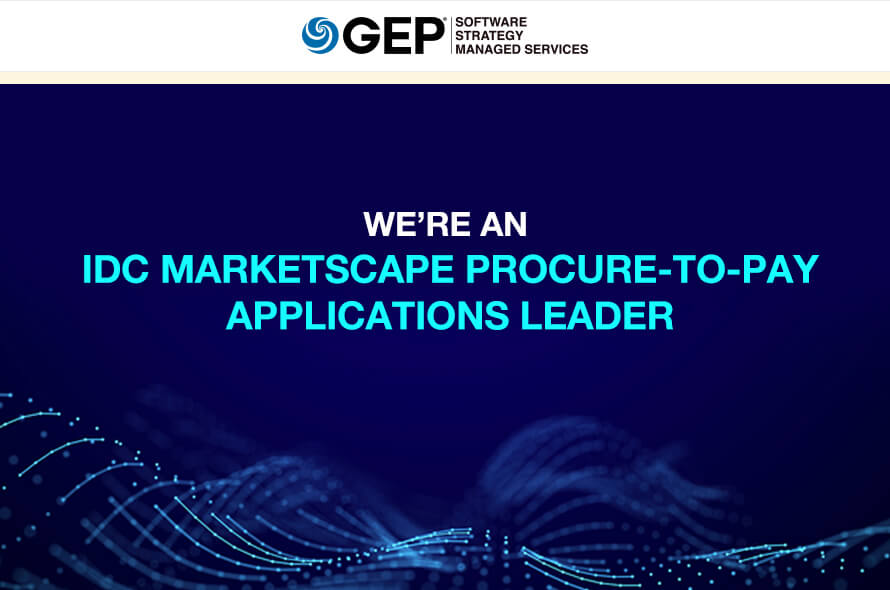 GEP Recognized as a Leader for Procure-to-Pay Suites In 2023 IDC MarketScape