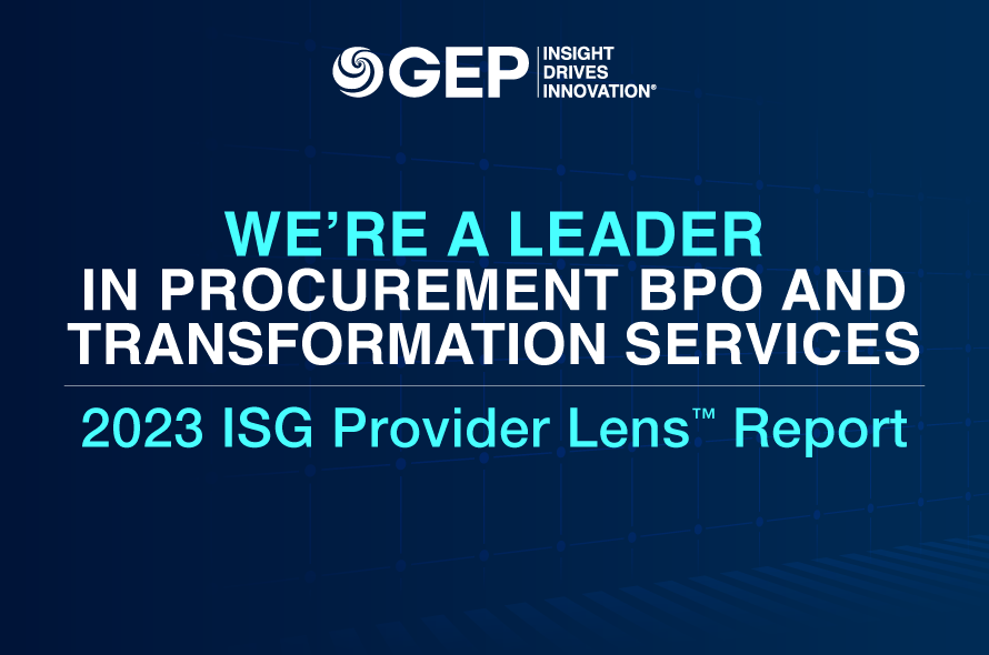 GEP Named a Leader in Procurement BPO and Transformation Services for the Third Consecutive Year 