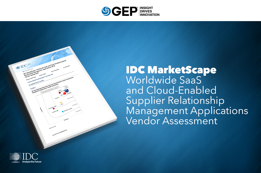 IDC MarketScape: Worldwide SaaS and Cloud-Enabled Supplier Relationship Management Applications 2018 Vendor Assessment