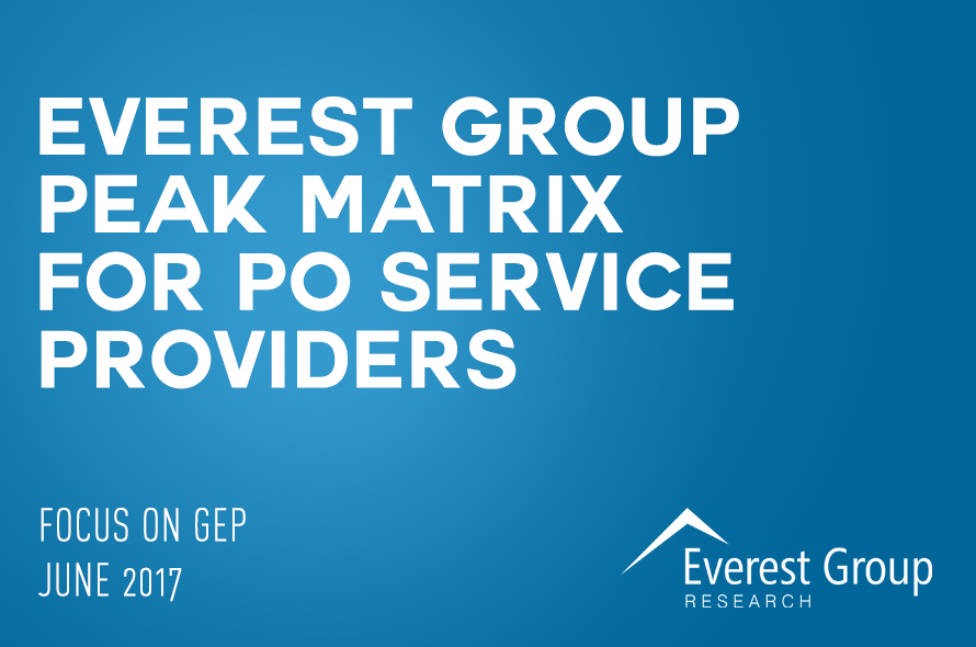 Everest Group PEAK Matrix™ Assessment of Procurement Outsourcing Providers 2017